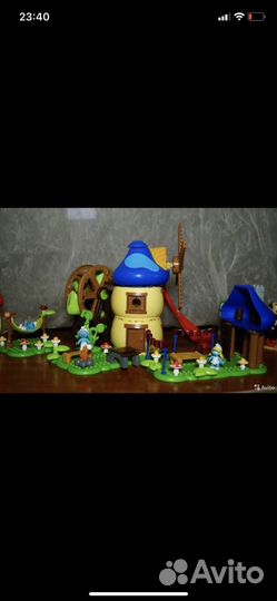 Конструктор Смурфики mega bloks