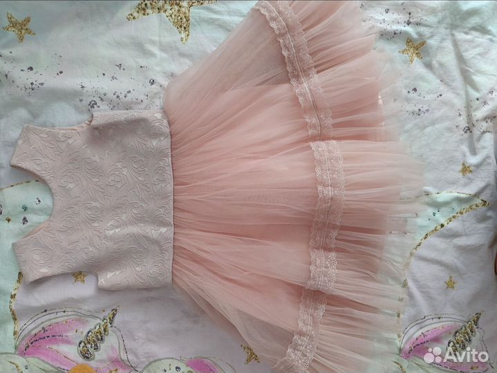 Платье для девочки 92-98 ручной работы