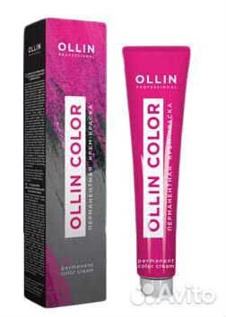 6-7 Темно-русый коричневый, Краска для волос ollin Color Крем-краска перманентная 60мл