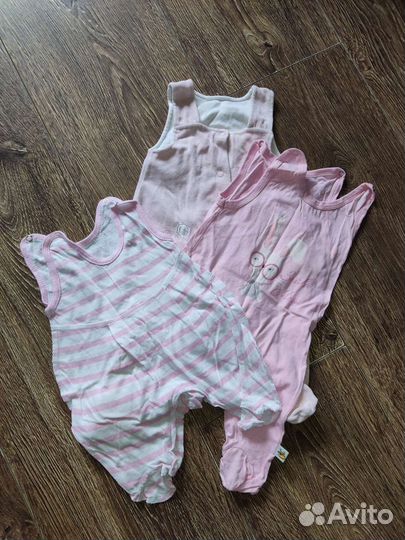 Пакет вещей на девочку 0-6мес