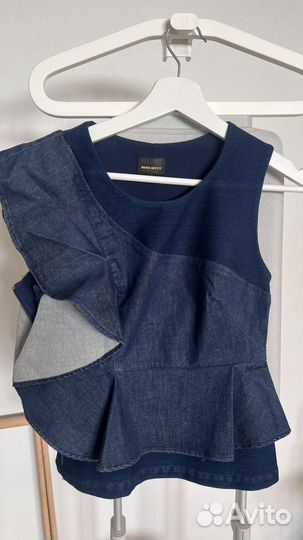 Джинсовый топ miss sixty