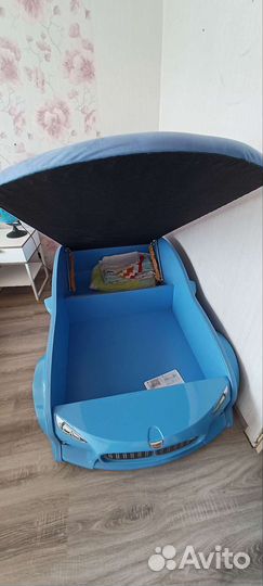 Детская кровать 3D машина