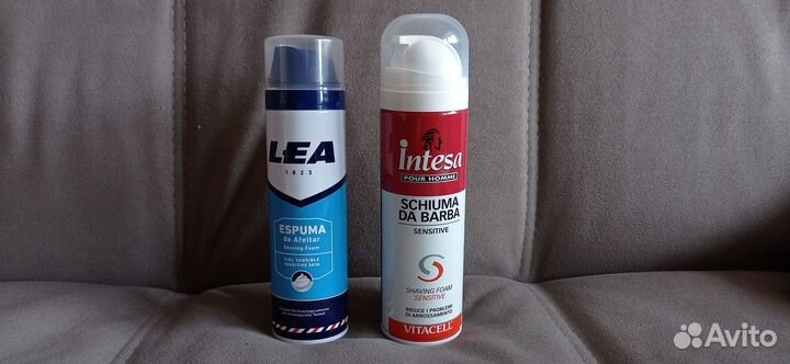 Пена для бритья Lea, Intesa+полотенце