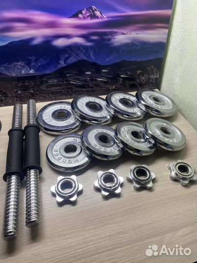 Гантели разборные