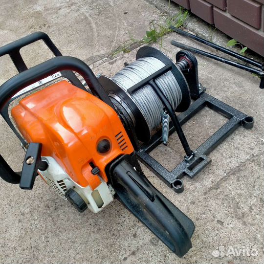 Лебедка-насадка для пилы