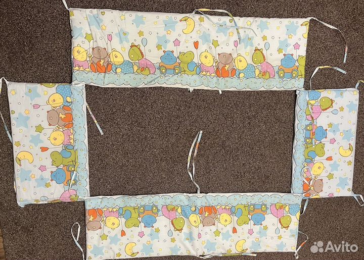 Бортики в детскую кроватку