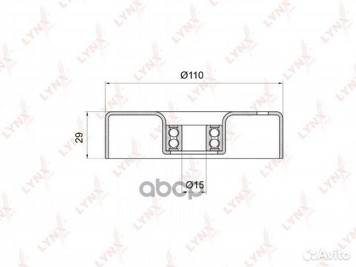 Ролик ремня приводного MB/VW W202/W210/sprinter