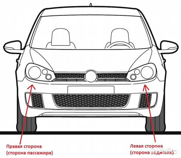 Honda civic (хетч) 3/5d 06 г. Стекло птф 2шт