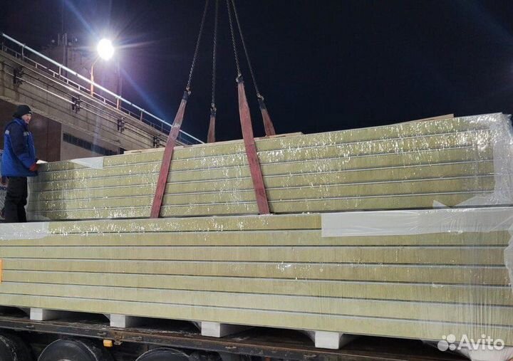 Сэндвич-панели c утеплителем минеральная вата