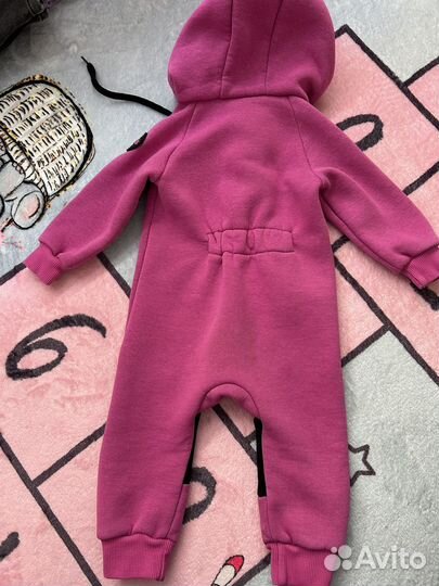 Комбинезон флисовый 80 на девочку