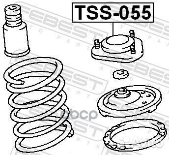Опора переднего амортизатора (toyota lucida EST