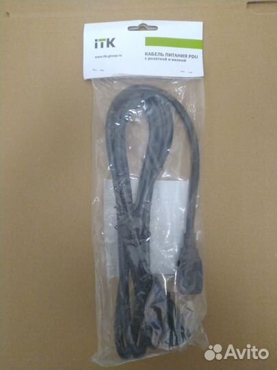 Кабель силовой ITK PC-C13C14-2M
