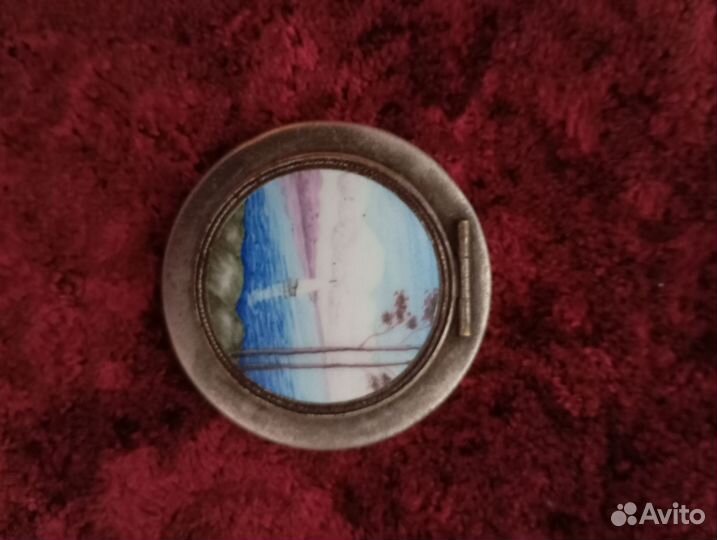 Винтажная пудреница СССР 