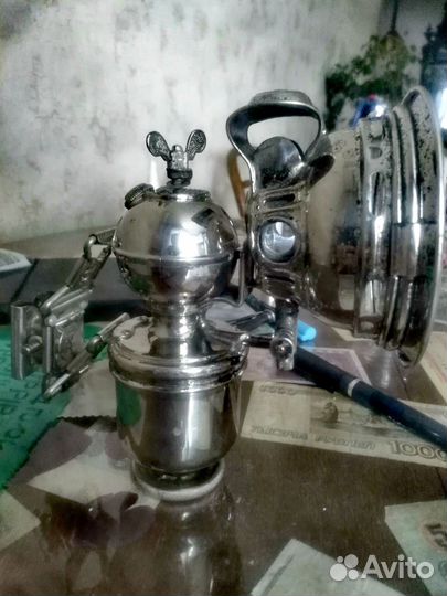 Старинный фонарь на велосипед