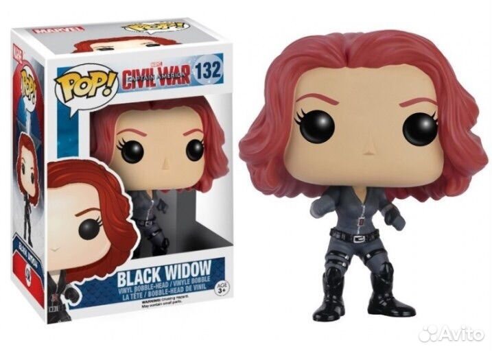 Funko pop marvel wanda black widow