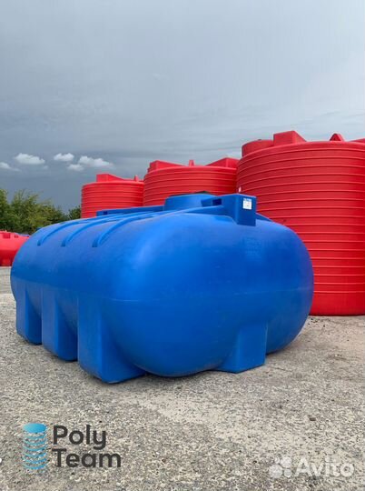 Ёмкоcти усиленные горизонтальные 4000-10000 кас