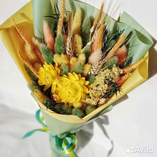 Букеты комплименты из стабилизированных цветов