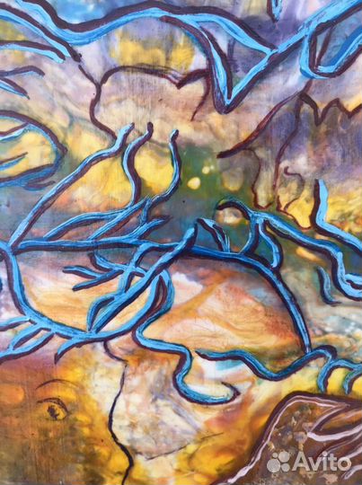 Картина Fluid Art, Психоделик, 30-40 см