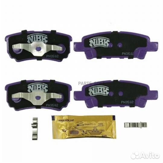 Nibk PN3502 Колодки задние