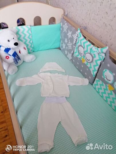 Бортики в детскую кроватку