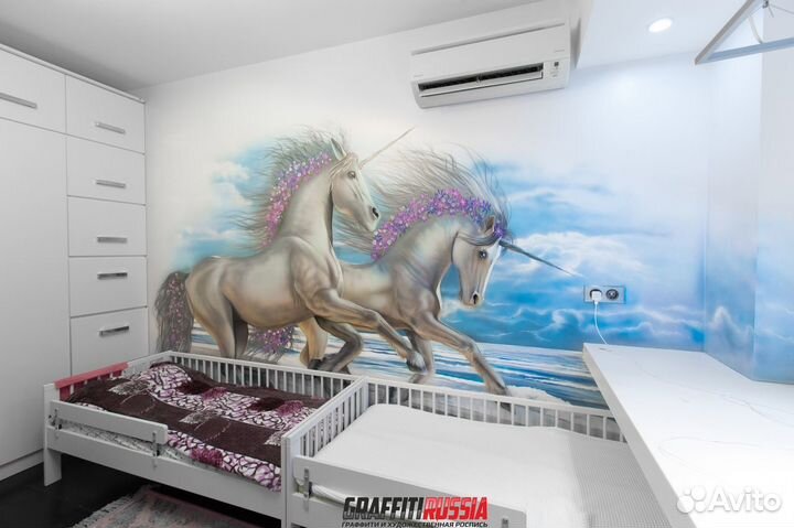 Роспись стен / художественное оформление фасада