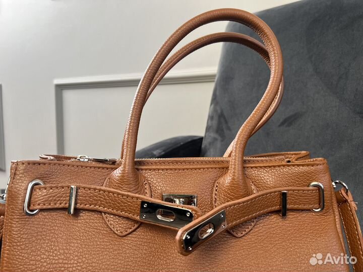 Сумка тоут из натуральной кожи Италия