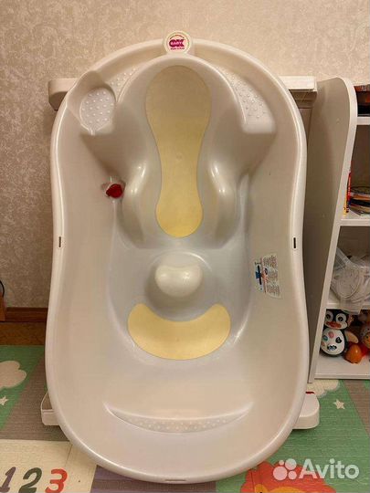 Ванночка для купания с подставкой ok baby