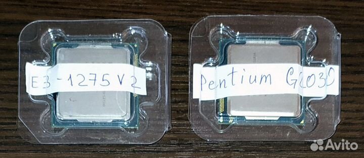 Процессоры Pentium G2030 и E3-1275V2