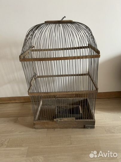 Клетка для птиц из дуба + клетка-переноска