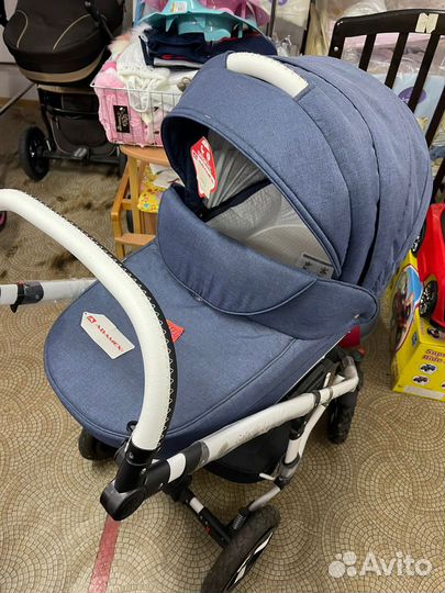 Коляска 2 в 1 adamex galactic