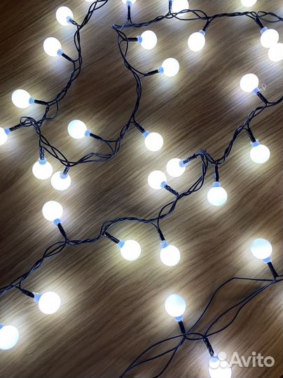 Гирлянда 3.5 метра примерно) в отличном состоянии)