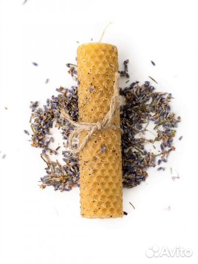 Свечи из вощины с полынью