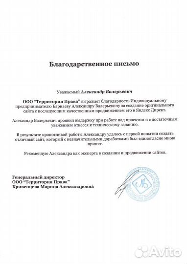 Создание и продвижение сайтов в топ Калининград