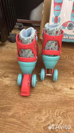 Коньки роликовые 2в1