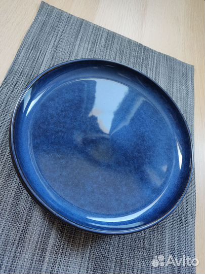 Тарелки Homeclub Indigo 25см, кружки