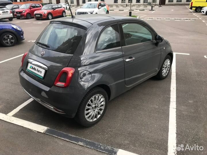 FIAT 500 1.4 AMT, 2019, 73 813 км