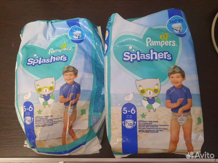 Трусики для плавания Pampers Splashers 5-6