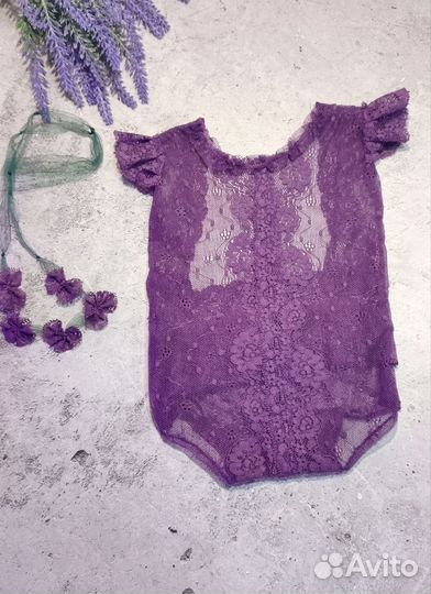 Реквизит для фотосессии новорожденных боди