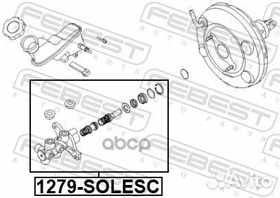 Цилиндр тормозной главный 1279solesc Febest