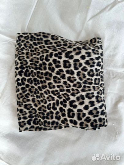 Джемпер лонгслив леопард HM
