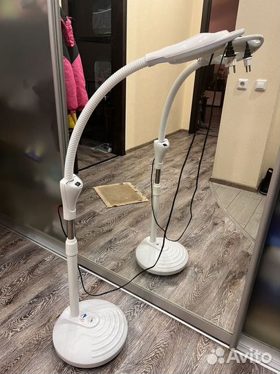 Лампа лупа напольная