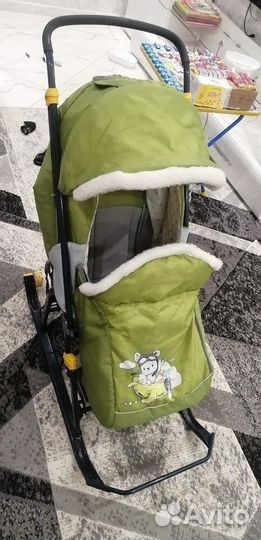 Коляска санки