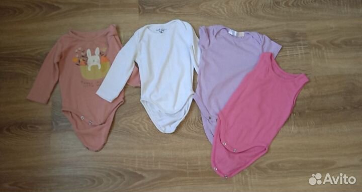 Вещи пакетом для девочки 62-68, 74-80