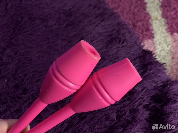Булавы розовые для гимнастики