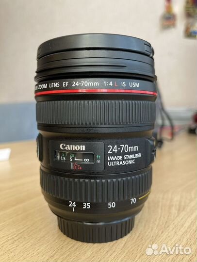 Объектив Canon EF 24-70 f/4 IS USM