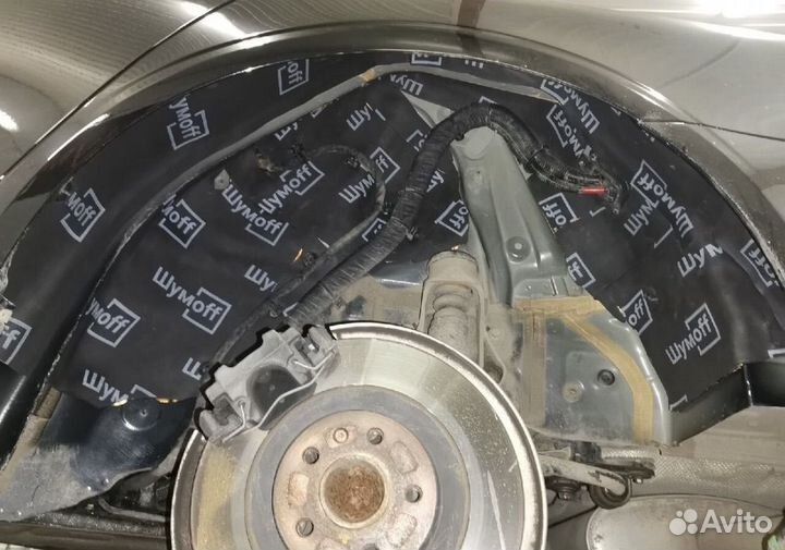 Шумоизоляция колесных арок