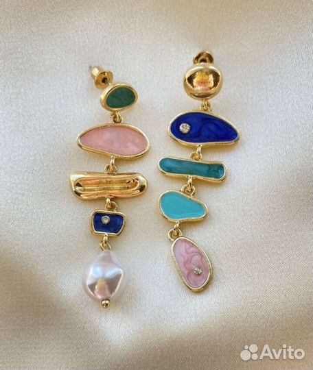 Ассиметричные серьги