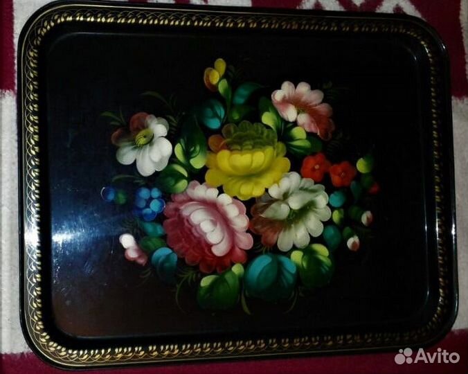 Поднос металлический СССР