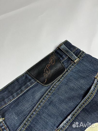 Джинсы Ed Hardy vintage rap y2k