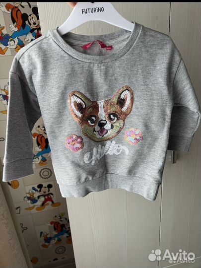 Лонгслив для девочки 104